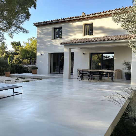 KIT BETÓN CIRÉ EXTERIOR - Betón alisado para suelos, paredes, terrazas y escaleras