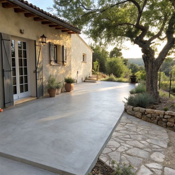 KIT CEMENTO CERATO ESTERNO - Cemento cerato per pavimenti, muri, balconi, scale