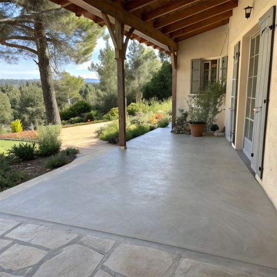 KIT CEMENTO CERATO ESTERNO - Cemento cerato per pavimenti, muri, balconi, scale