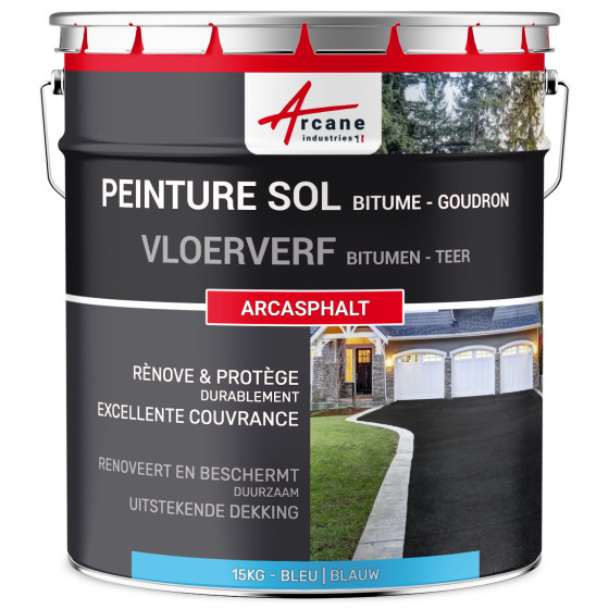 Bitumenverf / Teerverf: Harsverf voor asfalt