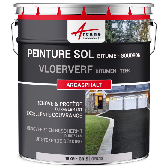 Bitumenverf / Teerverf: Harsverf voor asfalt