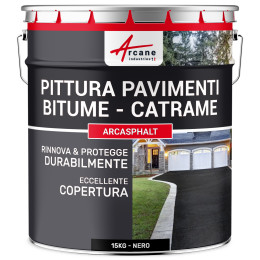 ARCASPHALT 15 kg (fino a 30 m² in 2 strati) Nero
