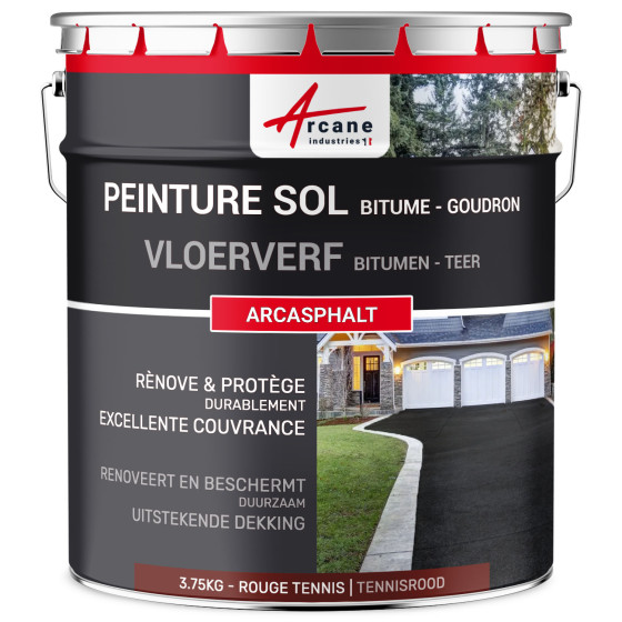 Bitumenverf / Teerverf: Harsverf voor asfalt