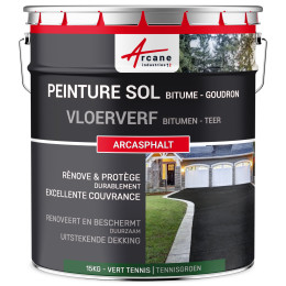 Bitumenverf / Teerverf: Harsverf voor asfalt