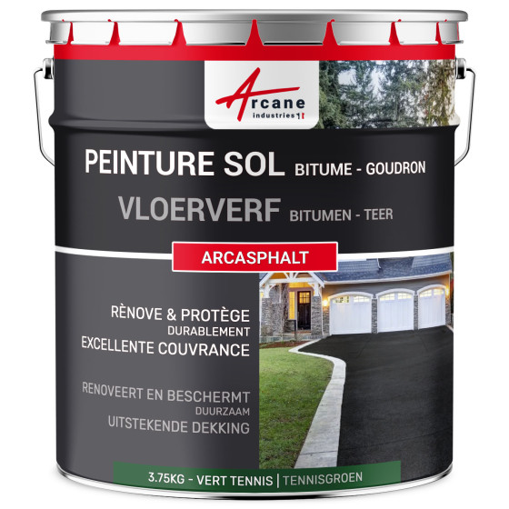 Bitumenverf / Teerverf: Harsverf voor asfalt