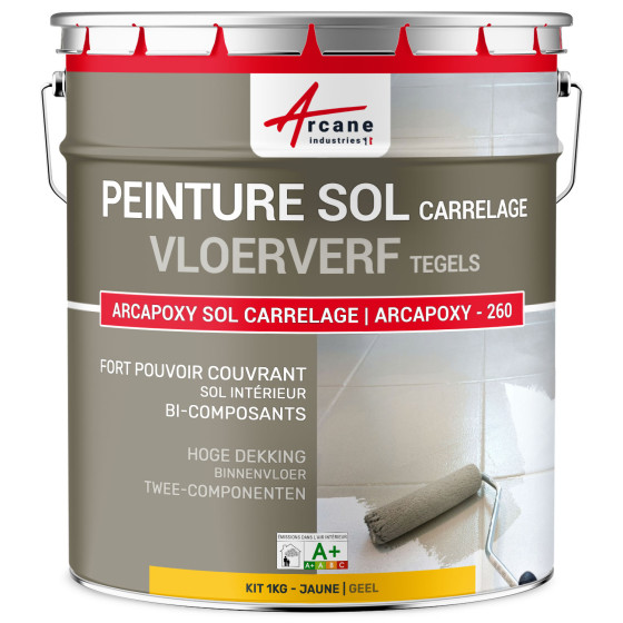 Vloerverf Tegels - Epoxyhars voor betegelde vloer - ARCAPOXY -260-1 kg (tot 5 m² in 2 lagen)