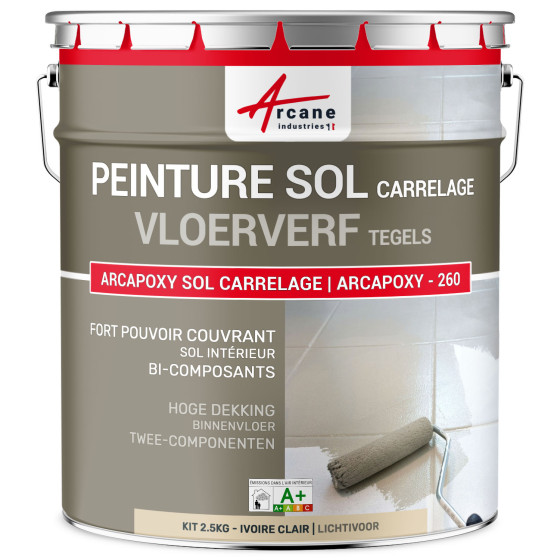 Vloerverf Tegels - Epoxyhars voor betegelde vloer - ARCAPOXY -260-2