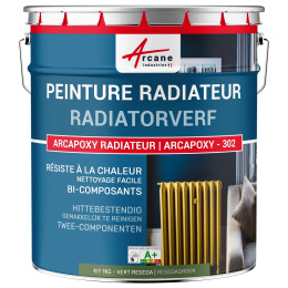 Gele radiatorverf voor verwarming in gietijzer, staal of aluminium | Maison Etanche