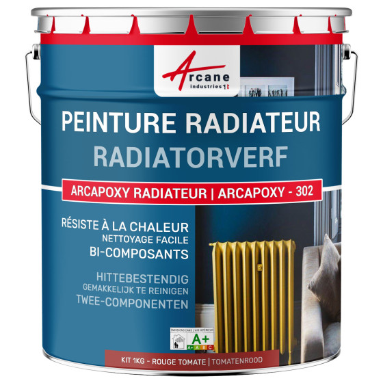 Verf voor radiator / verwarming - 1 kg (tot 5 m² in 2 lagen)