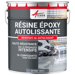 Résine époxy grise sol - Autolissante | Maison Etanche