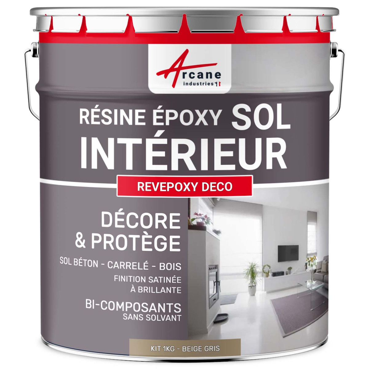 Peinture Sol Beige R sine poxy Sol Int rieur Pour Cuisine Et Salle Peinture Sol Beige R sine poxy Sol Int rieur Pour Cuisine Et Salle