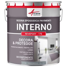 Resina Epossidica per Pavimenti Interni - REVEPOXY - 176 1 kg  RAL 7001 - Grigio Argento