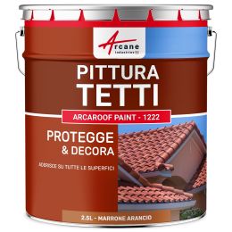 Vernice per Tetto e Tegole: ARCAROOF PAINT - 1222 2.5 L Terre cuite -  RAL 8023