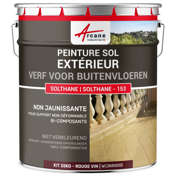 Verf voor Buiten Betonvloer - SOLTHANE -153 - 25 kg