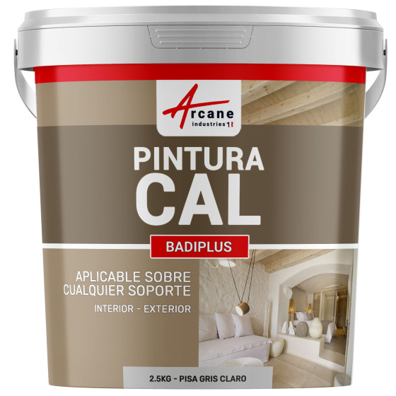 Encalado de Cal para Paredes Interiores y Fachadas Exteriores - BADIPLUS2.5 kg (hasta 12.5 m²)