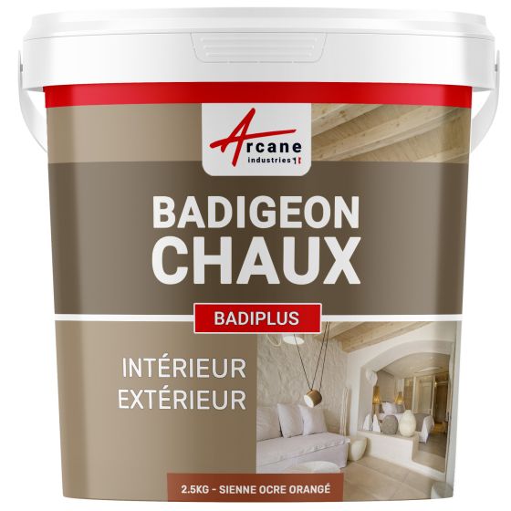 Badigeon Chaux Mur Intérieur et Facade Extérieure - BADIPLUS