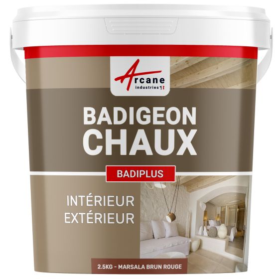 Badigeon Chaux Mur Intérieur et Facade Extérieure - BADIPLUS Badigeon Chaux Mur Intérieur et Facade Extérieure - BADIPLUS
