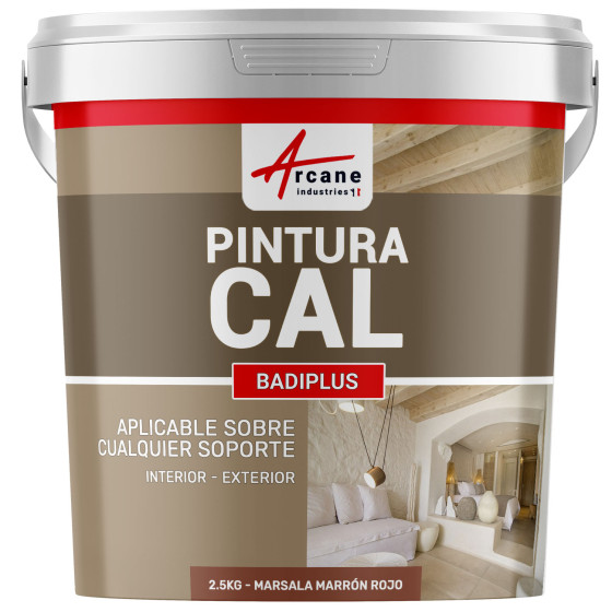 Encalado de Cal para Paredes Interiores y Fachadas Exteriores - BADIPLUS2.5 kg (hasta 12.5 m²) Encalado de Cal para Paredes Interiores y Fachadas Exteriores - BADIPLUS2.5 kg (hasta 12.5 m²)