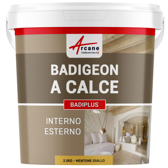 BADIPLUS 2.5 kg (fino a 12.5 m²) Mentone Giallo BADIPLUS 2.5 kg (fino a 12.5 m²) Mentone Giallo