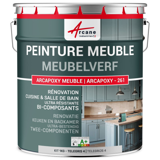 ARCAPOXY -261 Telegrijs 4 - RAL 7047 - 1 kg (tot 12 m² in 2 lagen)