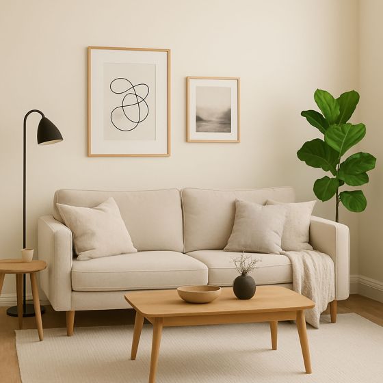 Peinture murale acrylique satin : ARCADÉCO MUR SATIN - Mise en situation - Blanc crème