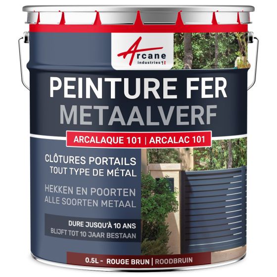 "Metalen Verf - ARCALAC 101 - 0.5 L - Bruinrood