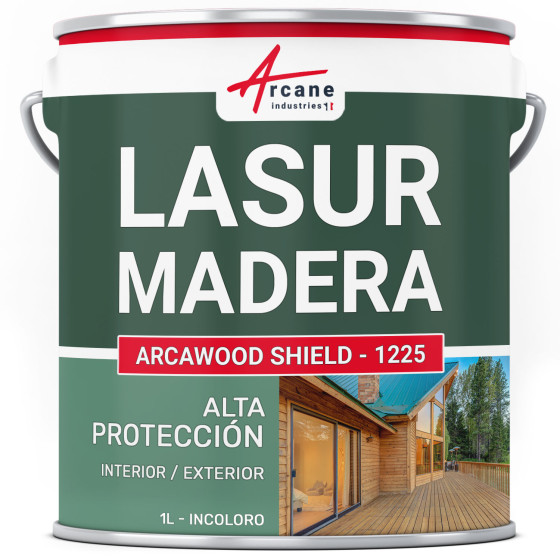 Barniz para madera exterior / interior ARCALASURE HYDRO 1 L - Incoloro