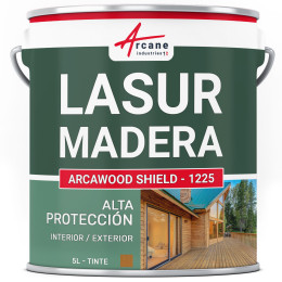 Barniz para madera exterior / interior ARCALASURE HYDRO 5 L - Castaño