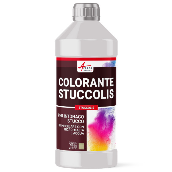 COLORANTE STUCCOLIS - 173 - Dose di colorante per intonaco stucco veneziano Beige Verde - 250 ml COLORANTE STUCCOLIS - 173 - Dose di colorante per intonaco stucco veneziano Beige Verde - 250 ml