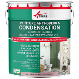 Anti-condensatie. geur- en schimmelverf voor vochtige ruimtes: ARCASCREEN -1212 10 L - Poederroze - RAL 010 70 15