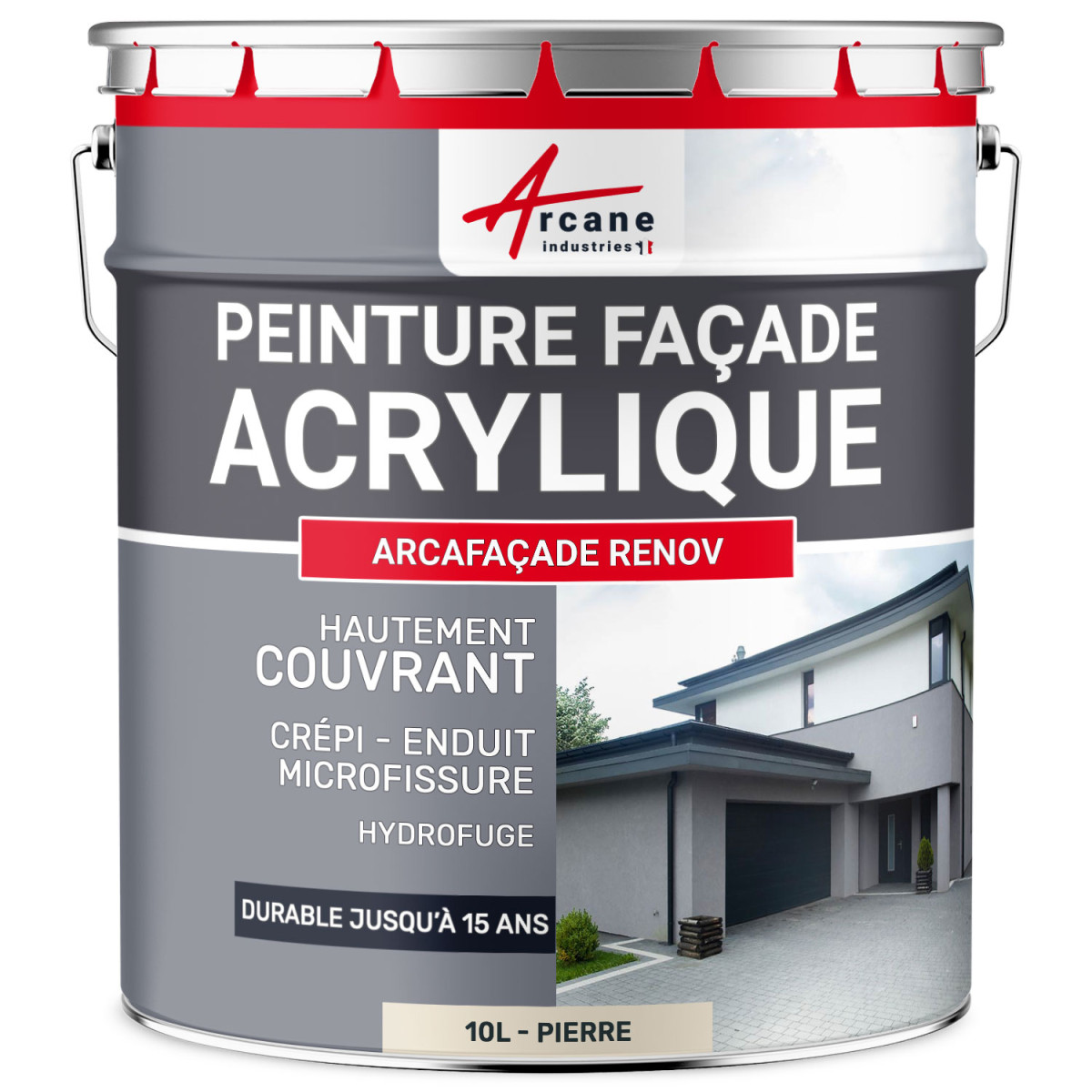 Peinture Façade Ton Pierre Acrylique, Pliolite ou Siloxane Maison — free download