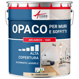 Pittura acrilica opaca beige: ARCADECO - 1665 Avorio Chiaro - RAL 1015 - 10 L