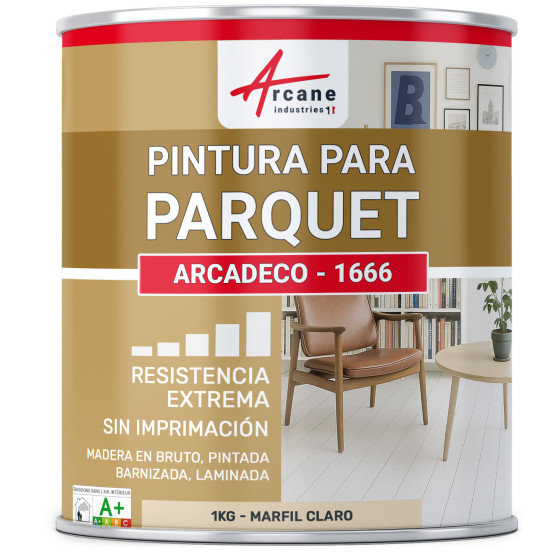Pintura para parquet : ARCADECO - 1666 1 kg - Marfil Claro - RAL 1015