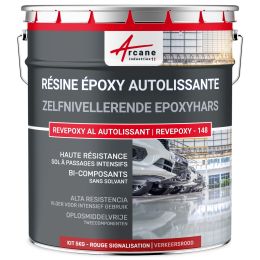 Epoxyhars voor vloeren. zelfnivellerend - REVEPOXY -148 5 kg - Verkeersrood - RAL 3020