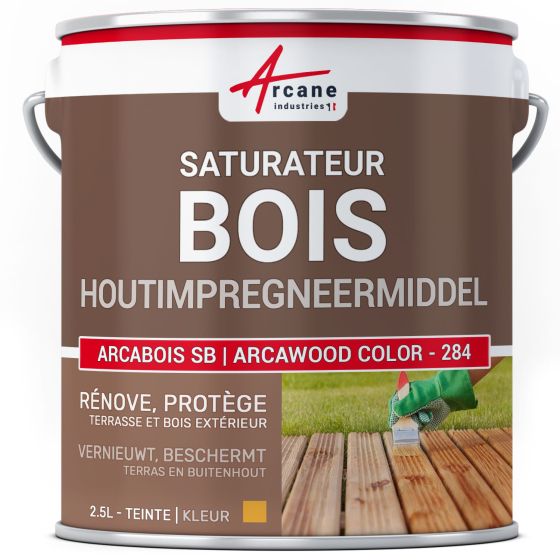 Natuurlijke houten terrasverzadiger: ARCAWOOD COLOR -284