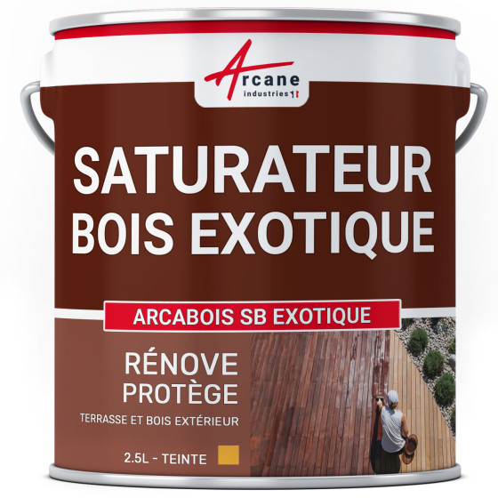 Saturateur Bois Exotique - ARCABOIS SB EXOTIQUE-2-5L-Chene-dore-Couleur / Aspect Saturateur Bois Exotique - ARCABOIS SB EXOTIQUE-2-5L-Chene-dore-Couleur / Aspect