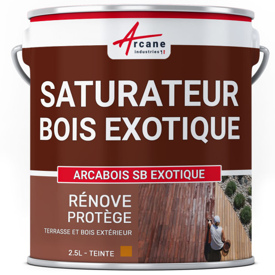 Saturateur Bois Exotique - ARCABOIS SB EXOTIQUE-2-5L-Pin-doregon-Couleur / Aspect