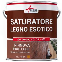 ARCAWOOD COLOR - 932 2.5 L (fino a 12.5 m²) Pino dell'Oregon - Tinta Arancione