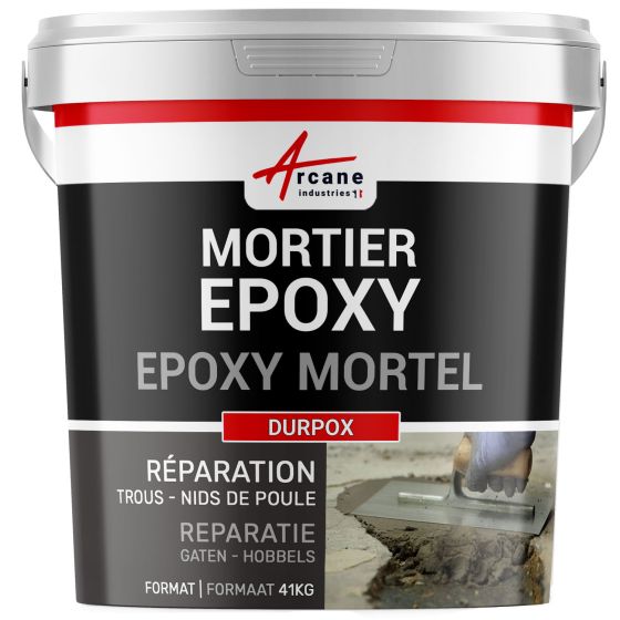 Mortel epoxy voor reparatie van gaten en kuilen: DURPOX