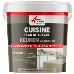 Beton cire Keuken Werkblad Achterwand Passievruchtlicht - 10 m²