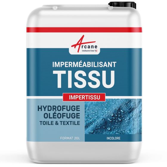 Impermeabilisant Tissus Textile : IMPERTISSU - Transparent - 20 L (jusqu'à 200 m²)