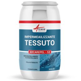 Idrorepellente per tessuti e tessili: ARCAREPEL - 53 - Trasparente - 200 L (fino a 2000 m²)