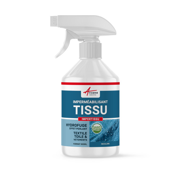 Impermeabilisant Tissus Textile : IMPERTISSU - Transparent - 0.5 L (jusqu'à 5 m²)