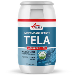 Impermeabilizante para Tejidos Textiles: ARCAREPEL - 53 - Transparente - 200 L (hasta 2000 m²)