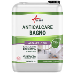 Detergente Bagno Anticalcare Naturale - Certificato ECOCERT: ARCANET - 1748 - 5 L