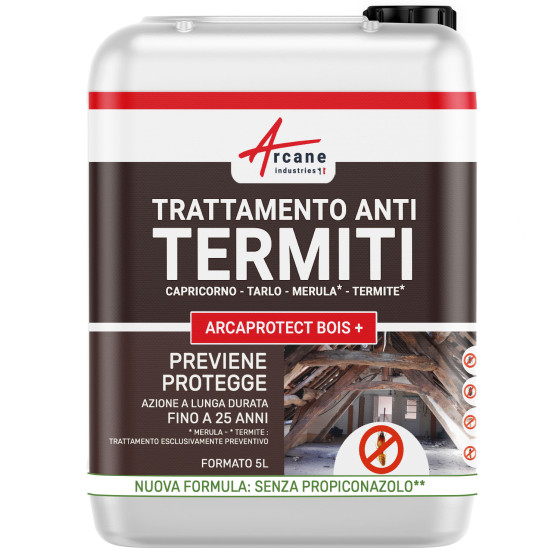 Trattamento Antitermiti per Legno - Trasparente - 5 L