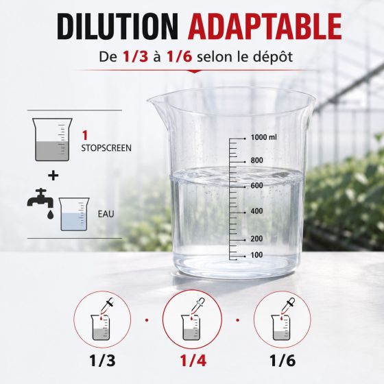 Elimination totale des peintures d'ombrage - STOPSCREEN