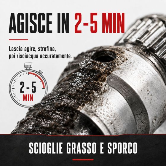 Sgrassatore catena bici e moto, sostituisce il tricloroetilene