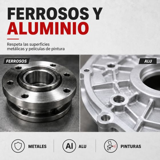 Limpieza de metales alu aluminio desengrasante cadena bicicleta moto auto reemplaza el tricloroetileno - LIMPIADOR DESENGRASANTE