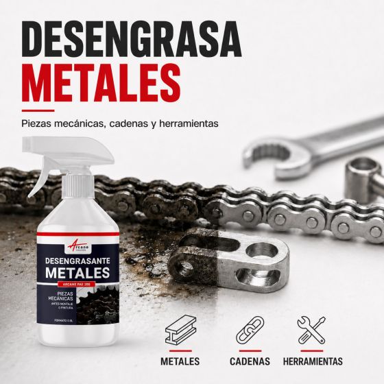 Limpieza de metales alu aluminio desengrasante cadena bicicleta moto auto reemplaza el tricloroetileno - LIMPIADOR DESENGRASANTE